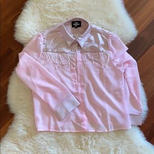 Valfré pink “howdy” top